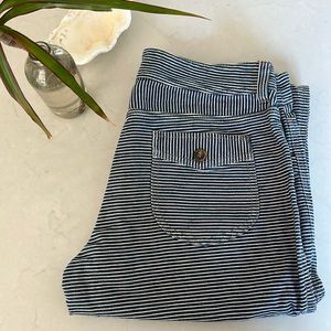 Vintage Railroad Denim Style Marine Pants from Paris